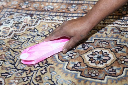 Limpieza de alfombras persas sucias